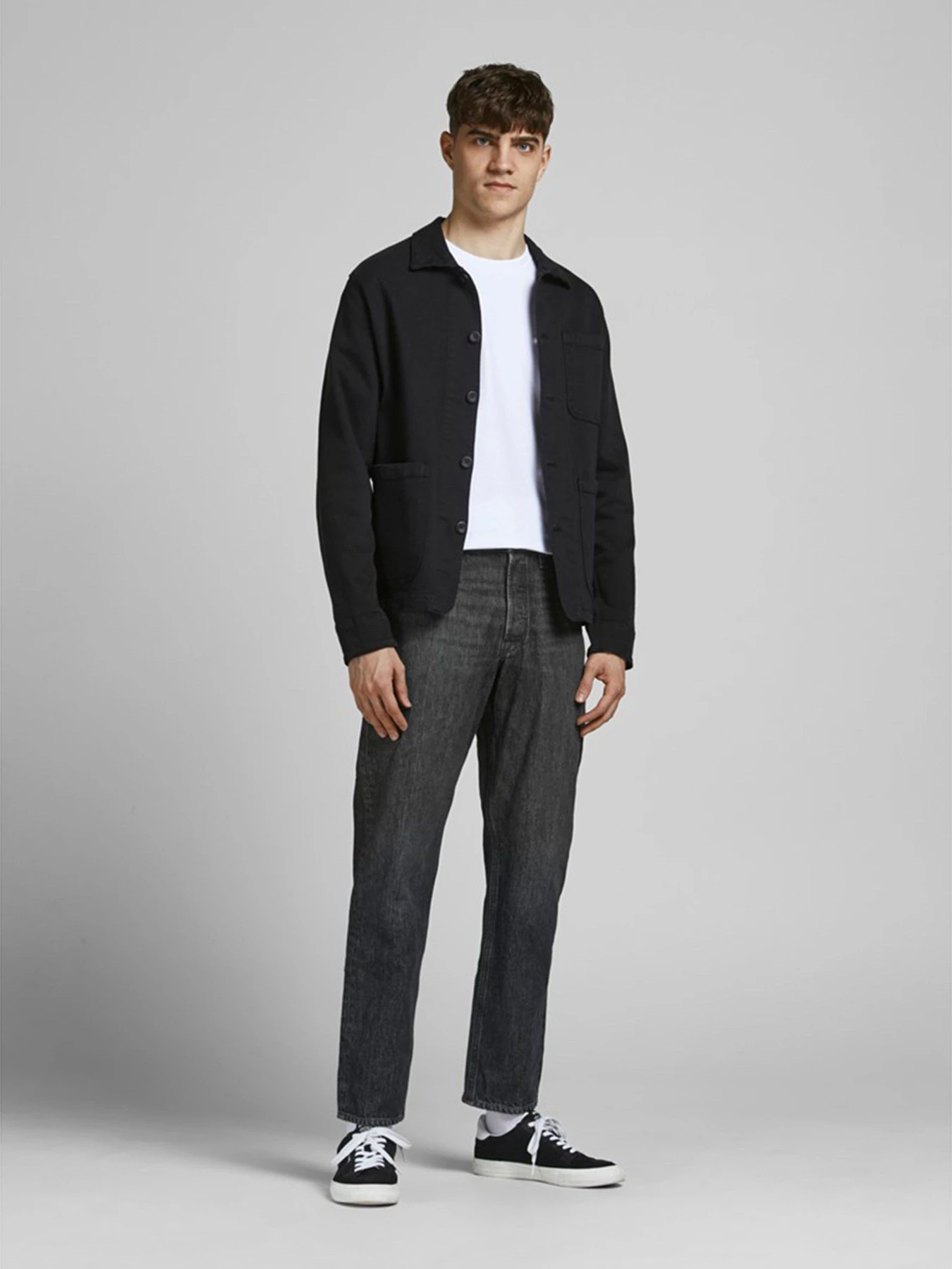 Джинсы JACK & JONES модель 12190856_Black Denim Джинсы JACK & JONES модель 12190856_Black Denim Фото
