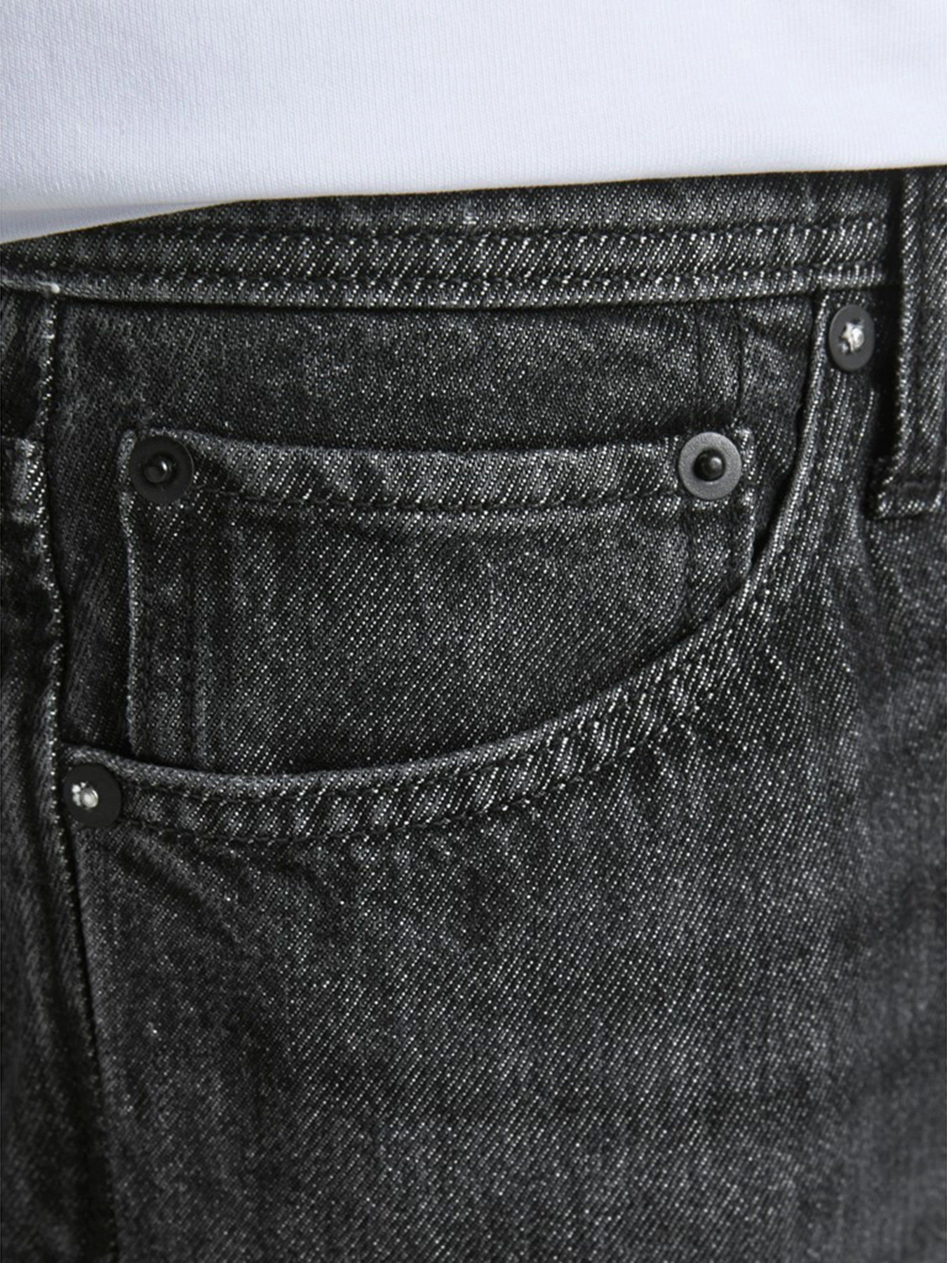 Джинсы JACK & JONES модель 12190856_Black Denim Джинсы JACK & JONES модель 12190856_Black Denim Фото