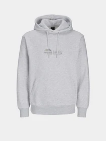 Худі та світшоти JACK & JONES модель 12266908_Light Grey Melange Фото