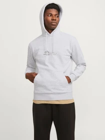 Худі та світшоти JACK & JONES модель 12266908_Light Grey Melange Фото