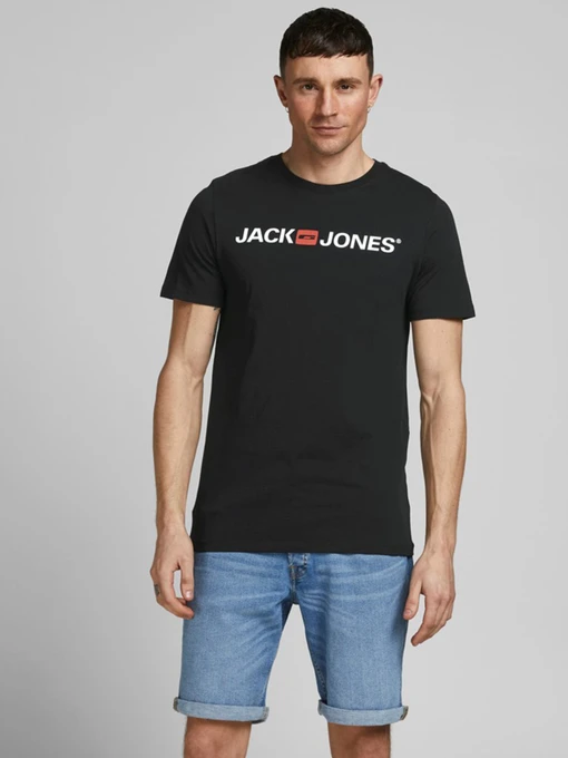 Футболки і поло JACK & JONES модель 12137126_Black Фото