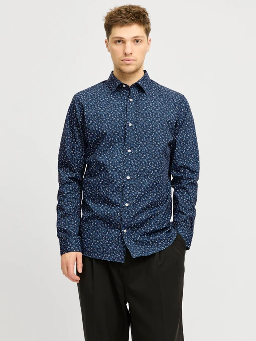 Сорочки JACK & JONES модель 12269157_Sky Captain Фото
