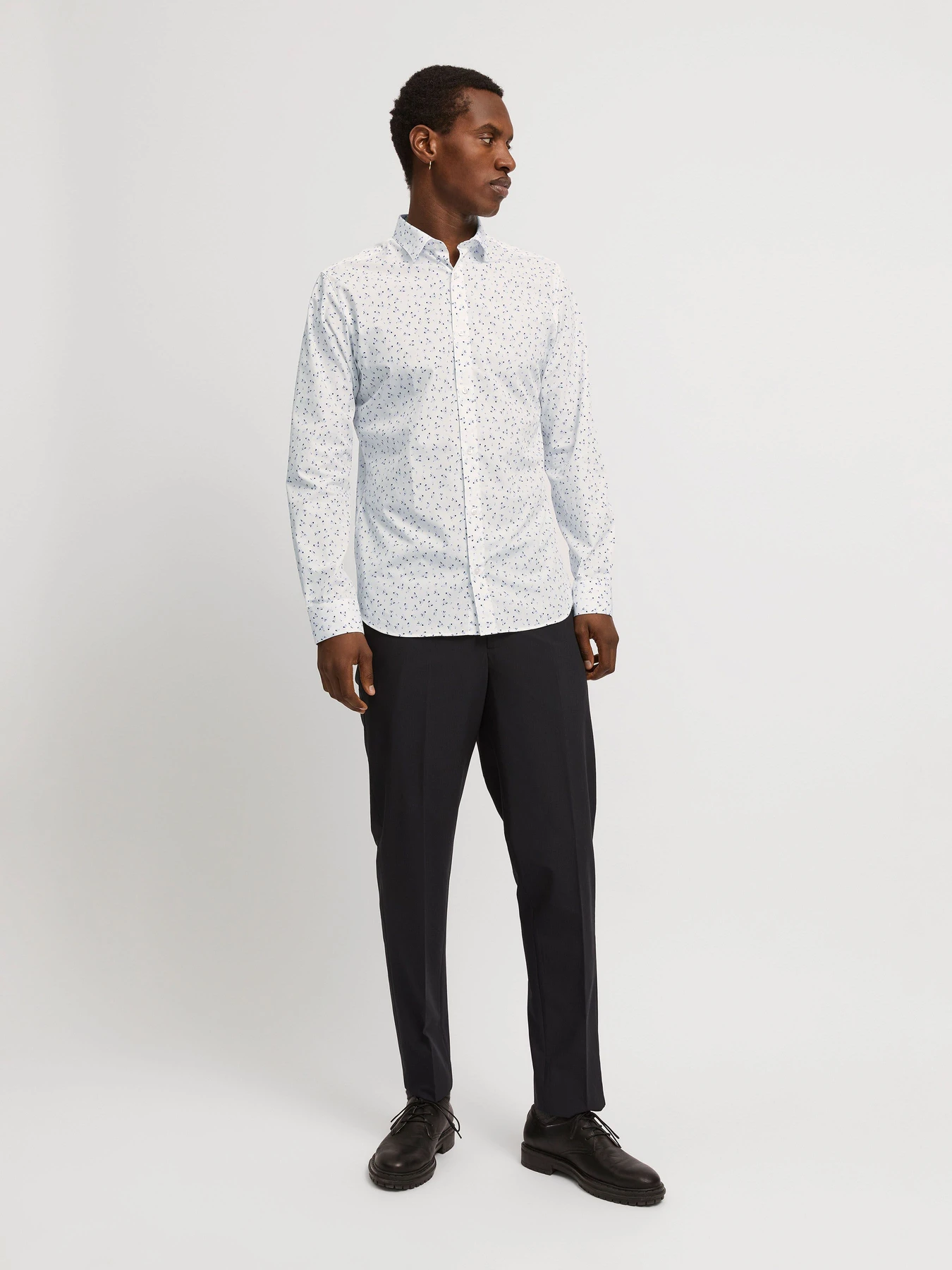 Рубашки JACK & JONES модель 12269157_White Рубашки JACK & JONES модель 12269157_White Фото