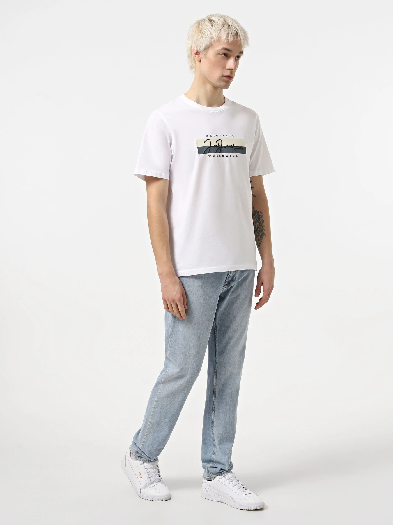 Джинсы JACK & JONES модель 12269576_Blue Denim Джинсы JACK & JONES модель 12269576_Blue Denim Фото