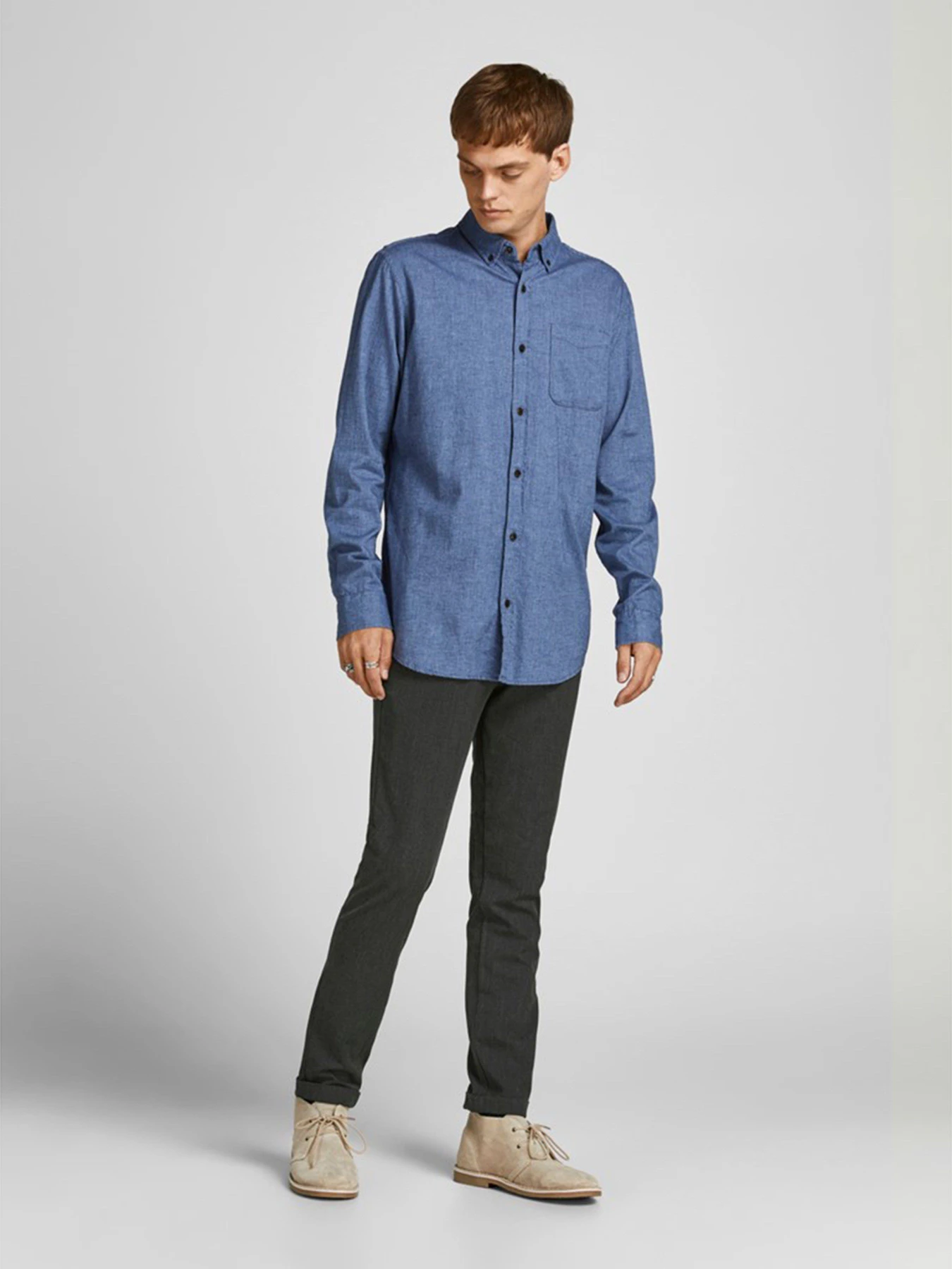 Штани JACK & JONES модель 12193553_Dark Grey Штани JACK & JONES модель 12193553_Dark Grey Фото