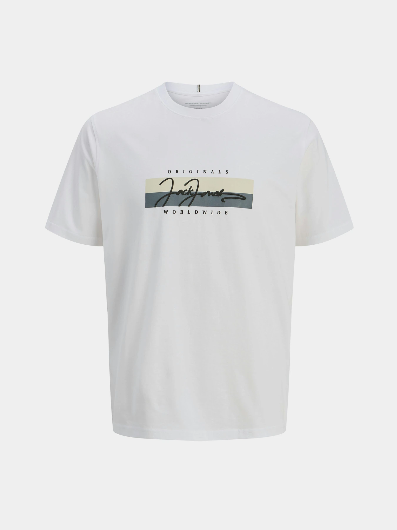 Футболки і поло JACK & JONES модель 12278266_Bright White SS25 Футболки і поло JACK & JONES модель 12278266_Bright White SS25 Фото