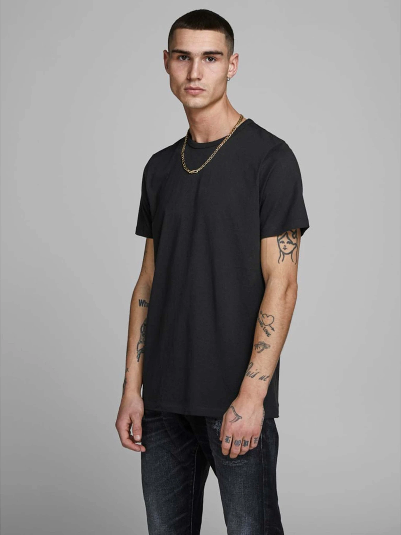 Футболки и поло JACK & JONES модель 12133913_Black Футболки и поло JACK & JONES модель 12133913_Black Фото