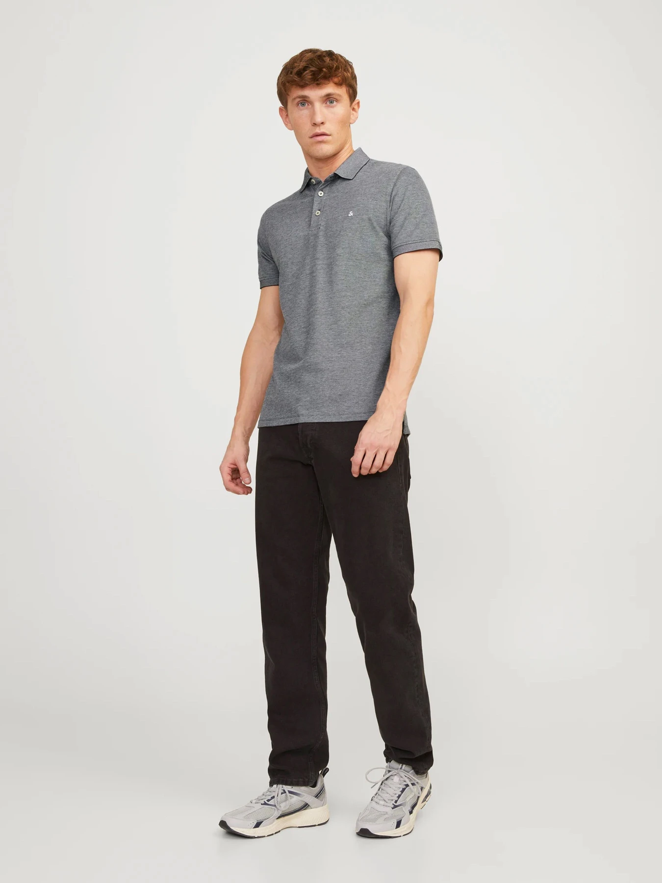 Футболки и поло JACK & JONES модель 12136668_Anthracite Classic Футболки и поло JACK & JONES модель 12136668_Anthracite Classic Фото