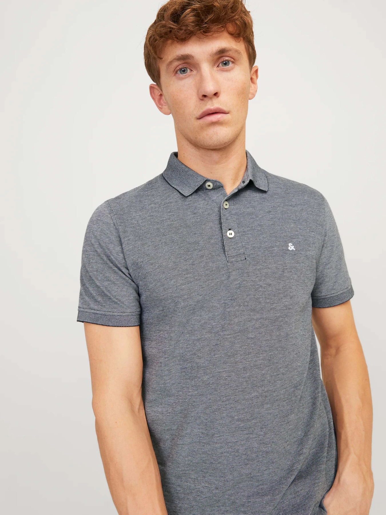Футболки и поло JACK & JONES модель 12136668_Anthracite Classic Футболки и поло JACK & JONES модель 12136668_Anthracite Classic Фото