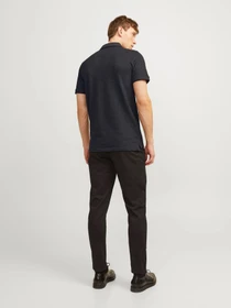 Футболки і поло JACK & JONES модель 12136668_Dark Grey Melange SLIM FIT Фото
