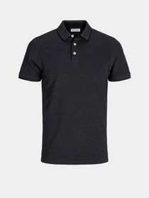 Футболки і поло JACK & JONES модель 12136668_Dark Grey Melange SLIM FIT Фото