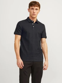 Футболки і поло JACK & JONES модель 12136668_Dark Grey Melange SLIM FIT Фото
