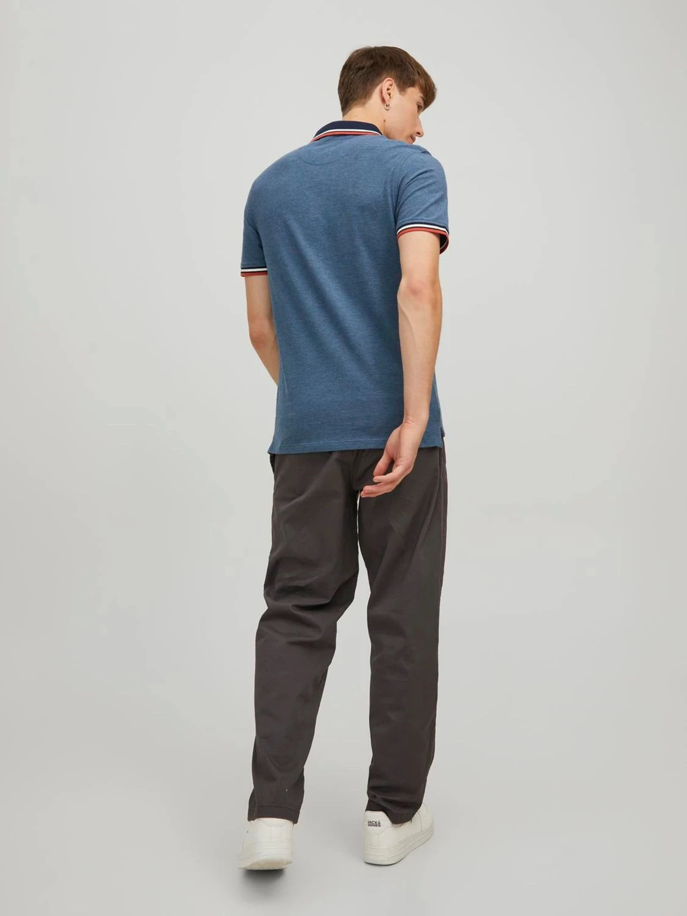 Футболки і поло JACK & JONES модель 12136668_Denim Blue SLIM FIT Фото