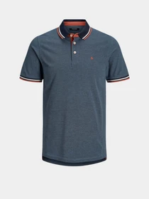 Футболки і поло JACK & JONES модель 12136668_Denim Blue SLIM FIT Фото