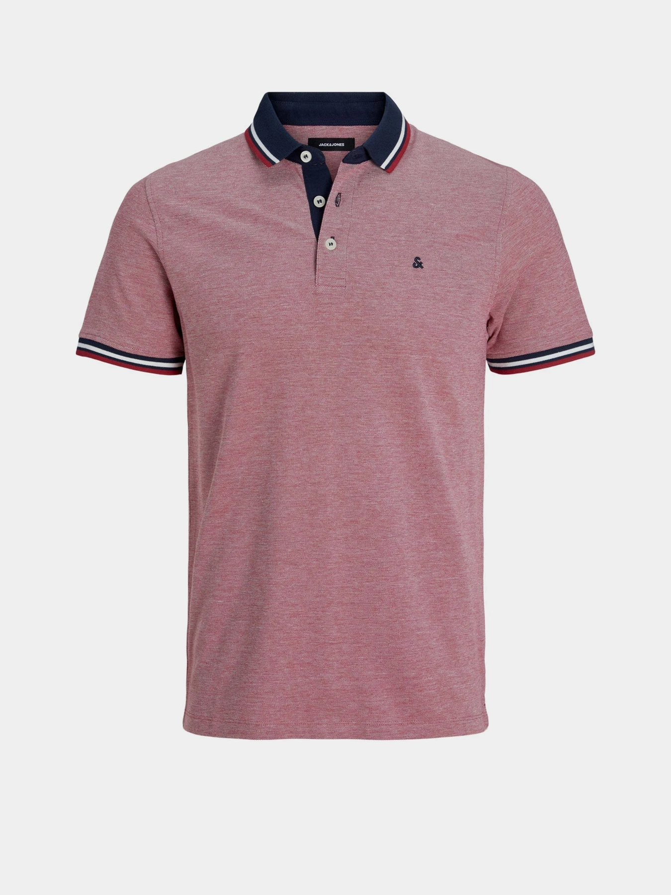 Футболки і поло JACK & JONES модель 12136668_Rio Red SLIM FIT Футболки і поло JACK & JONES модель 12136668_Rio Red SLIM FIT Фото