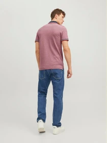 Футболки і поло JACK & JONES модель 12136668_Rio Red SLIM FIT Фото