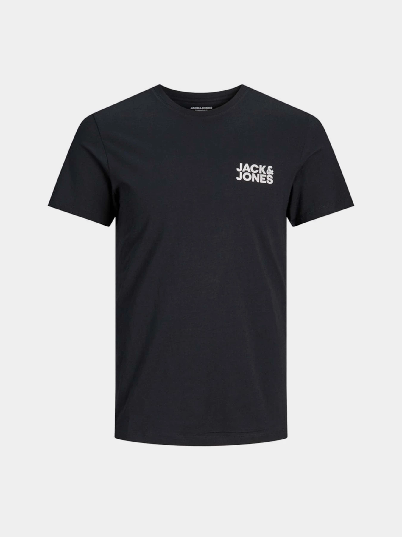 Футболки і поло JACK & JONES модель 12151955_Black Slim/Small Print Фото
