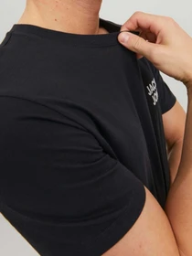 Футболки і поло JACK & JONES модель 12151955_Black Slim/Small Print Фото