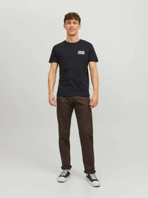 Футболки і поло JACK & JONES модель 12151955_Black Slim/Small Print Фото