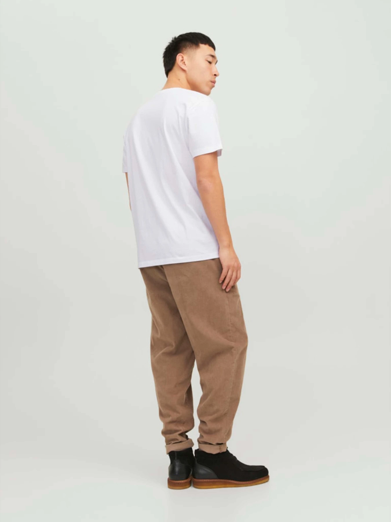 Футболки і поло JACK & JONES CORP LOGO TEE модель 12151955_White Slim/Small Print/Bla Фото