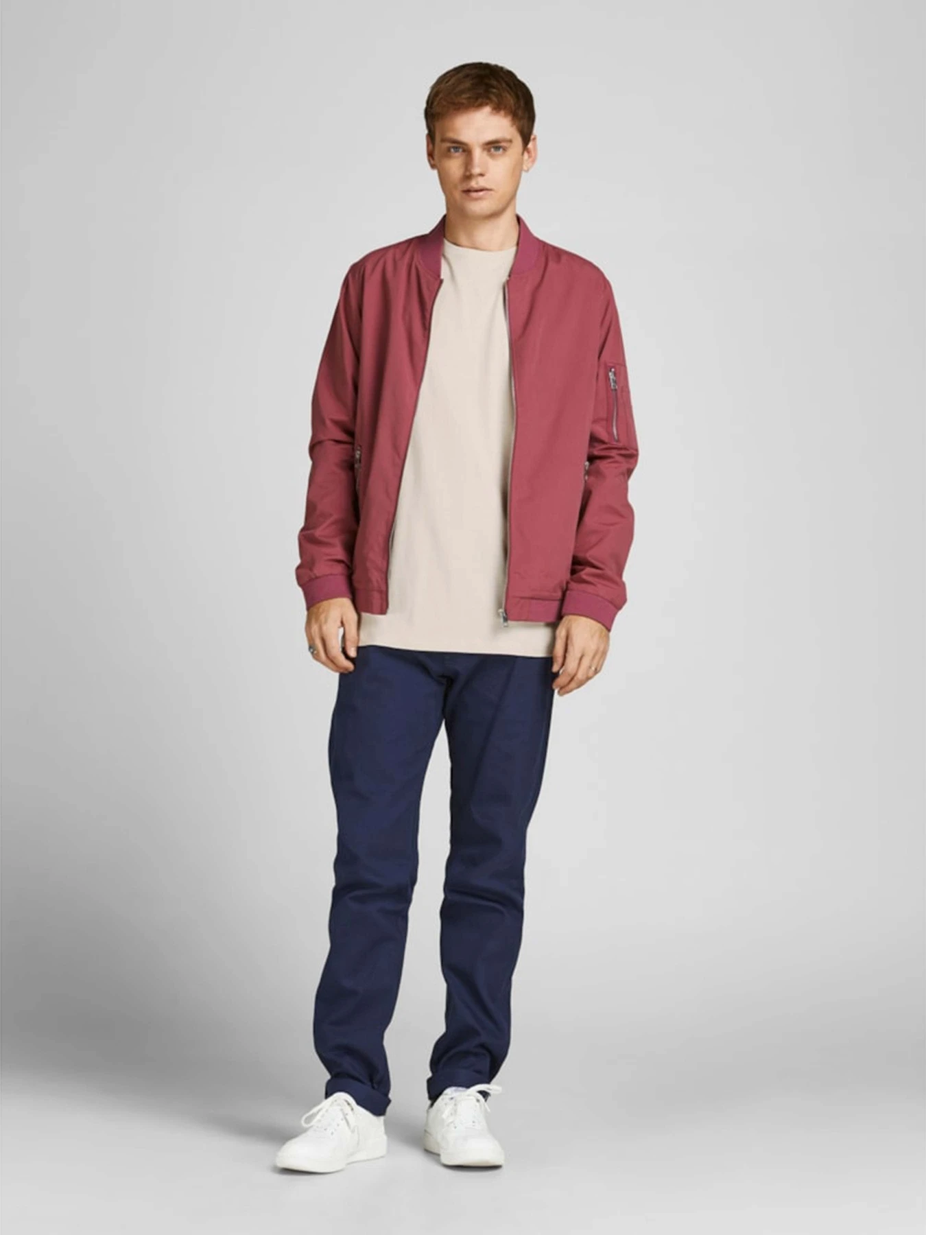Футболки і поло JACK & JONES модель 12156101_Moonbeam SLIM Футболки і поло JACK & JONES модель 12156101_Moonbeam SLIM Фото