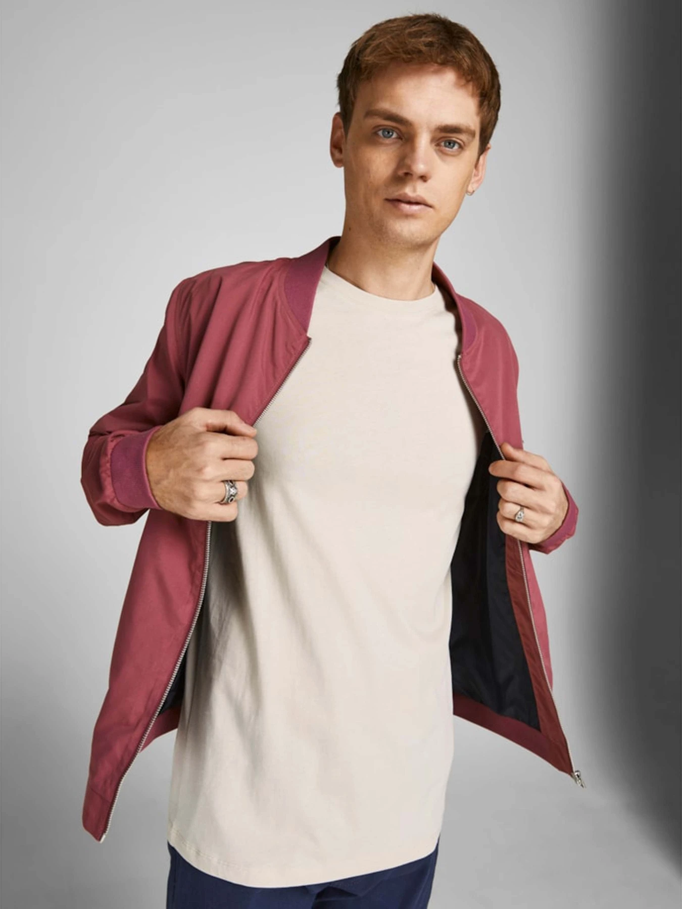 Футболки і поло JACK & JONES модель 12156101_Moonbeam SLIM Футболки і поло JACK & JONES модель 12156101_Moonbeam SLIM Фото