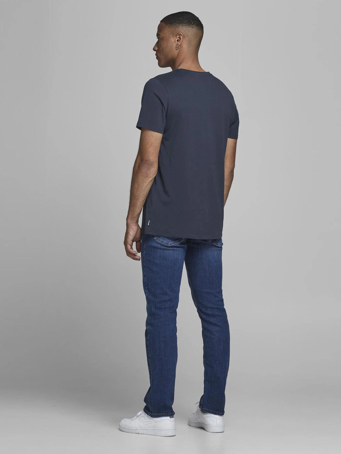Футболки і поло JACK & JONES ORGANIC BASIC TEE модель 12156101_Navy Blazer SLIM Фото