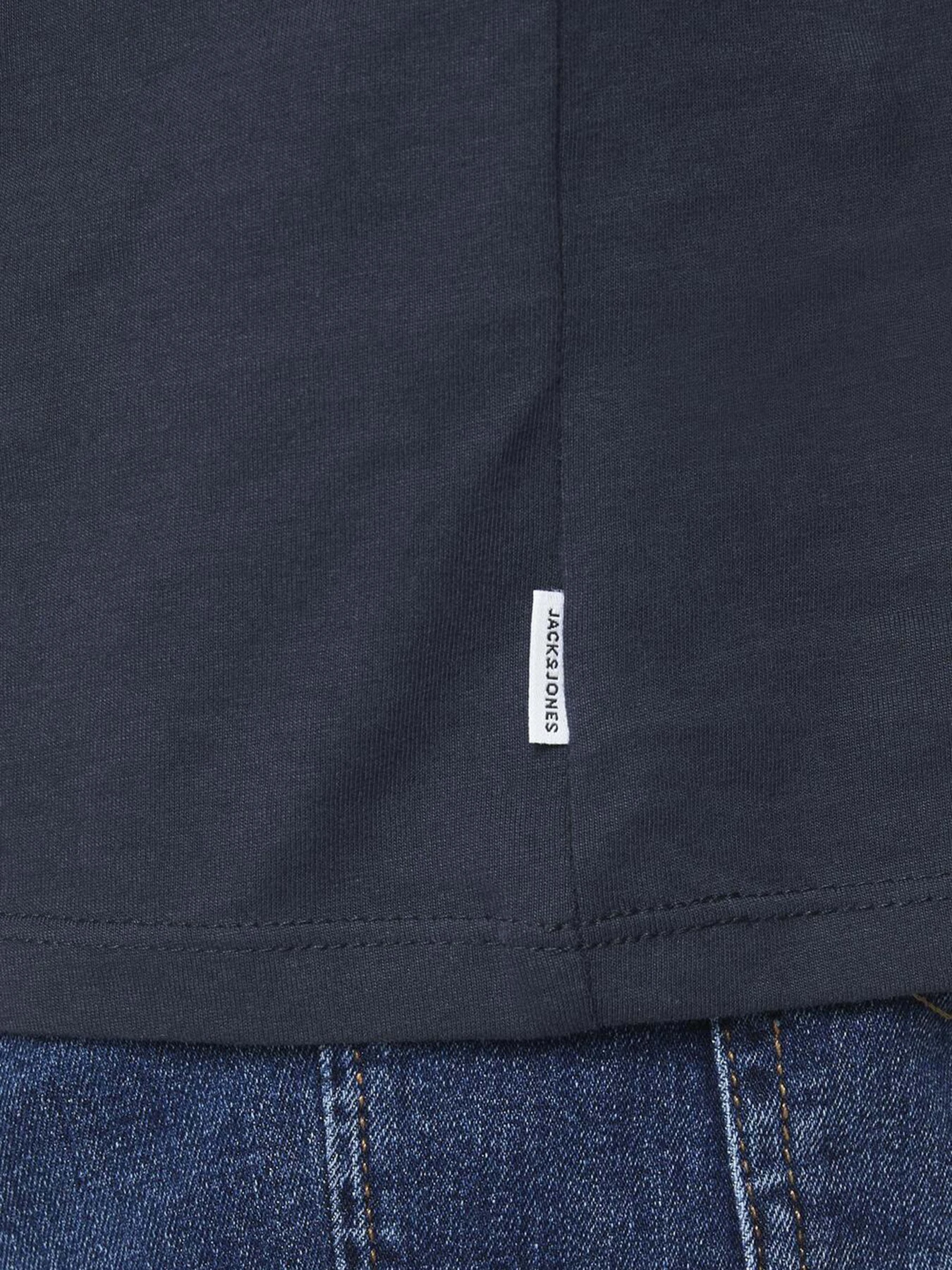 Футболки і поло JACK & JONES ORGANIC BASIC TEE модель 12156101_Navy Blazer SLIM Фото