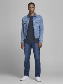 Футболки і поло JACK & JONES ORGANIC BASIC TEE модель 12156101_Navy Blazer SLIM Фото