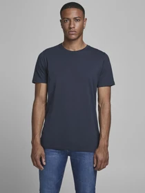 Футболки и поло JACK & JONES ORGANIC BASIC TEE модель 12156101_Navy Blazer SLIM Фото