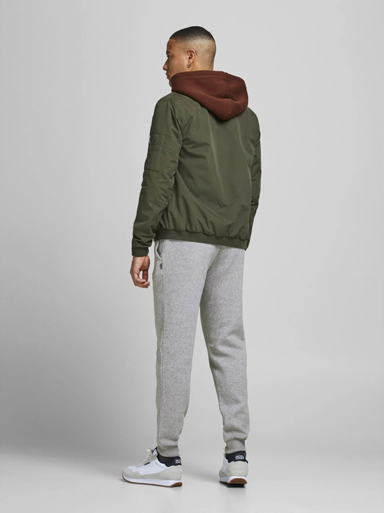Брюки JACK & JONES модель 12195726_Light Grey Melange Брюки JACK & JONES модель 12195726_Light Grey Melange Фото