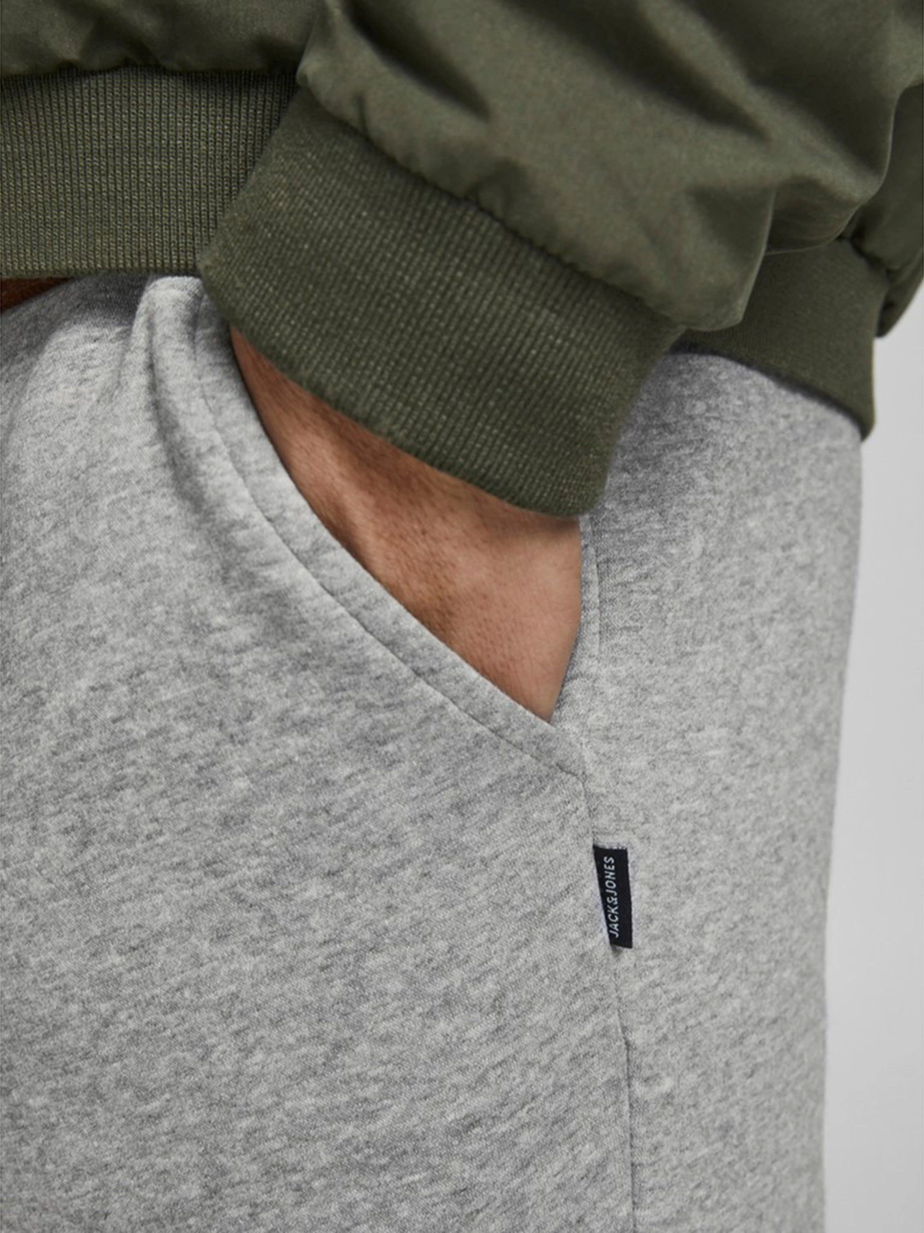 Брюки JACK & JONES модель 12195726_Light Grey Melange Брюки JACK & JONES модель 12195726_Light Grey Melange Фото