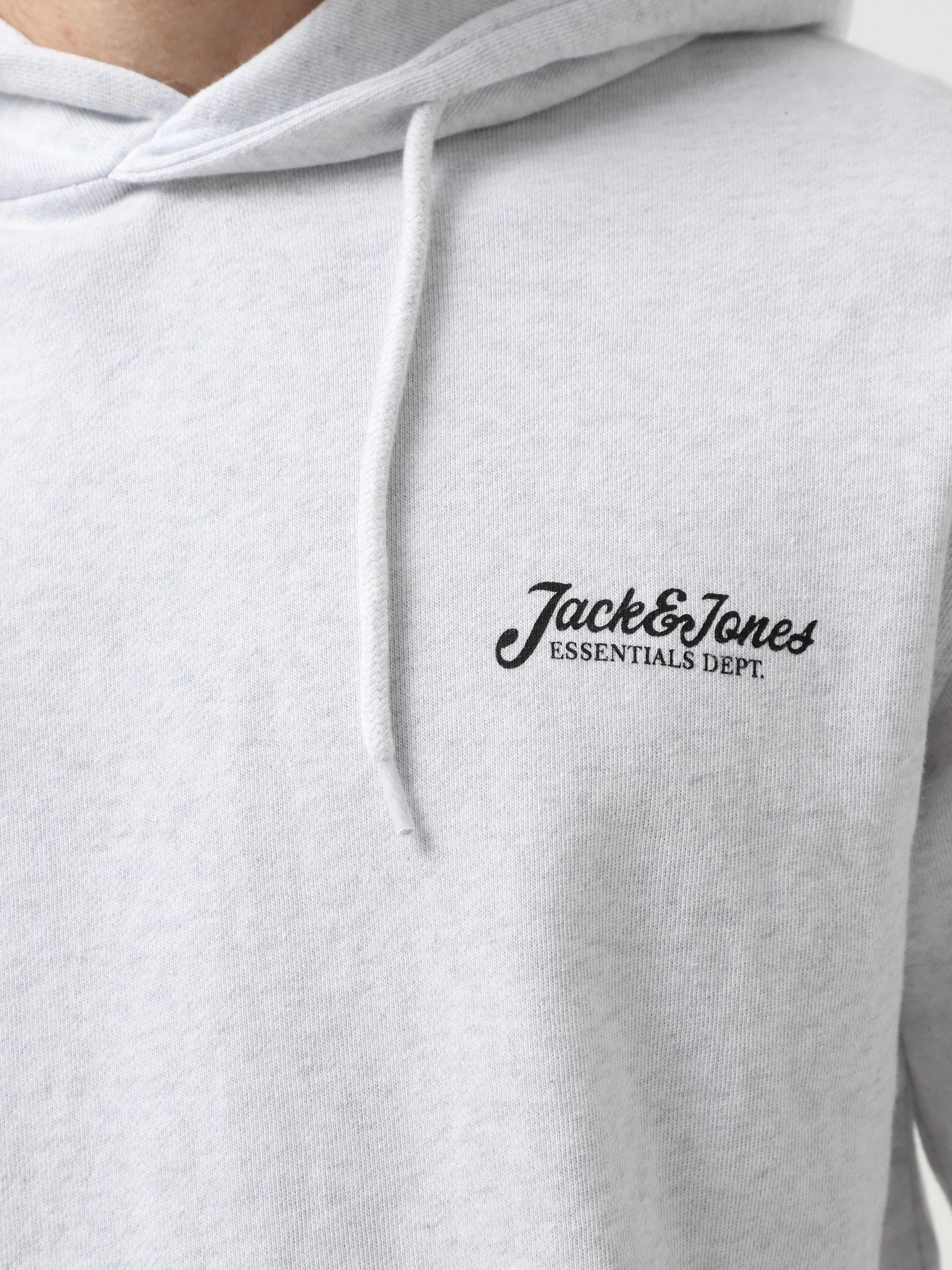 Худи и свитшоты JACK & JONES модель 12268436_White Melange Худи и свитшоты JACK & JONES модель 12268436_White Melange Фото