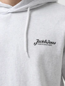 Худи и свитшоты JACK & JONES модель 12268436_White Melange Фото