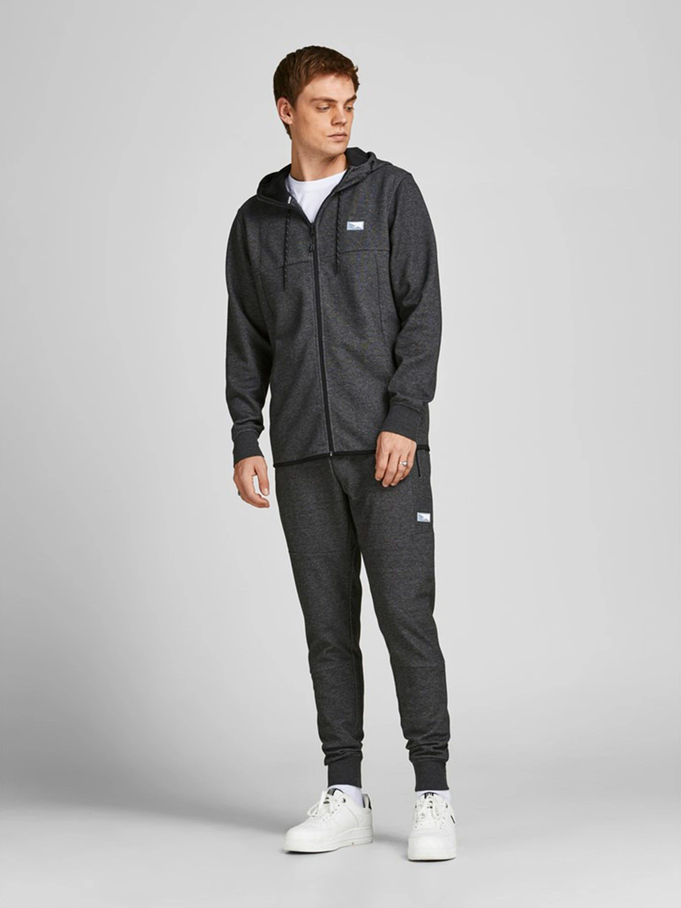 Брюки JACK & JONES модель 12184970_Dark Grey Melange Брюки JACK & JONES модель 12184970_Dark Grey Melange Фото
