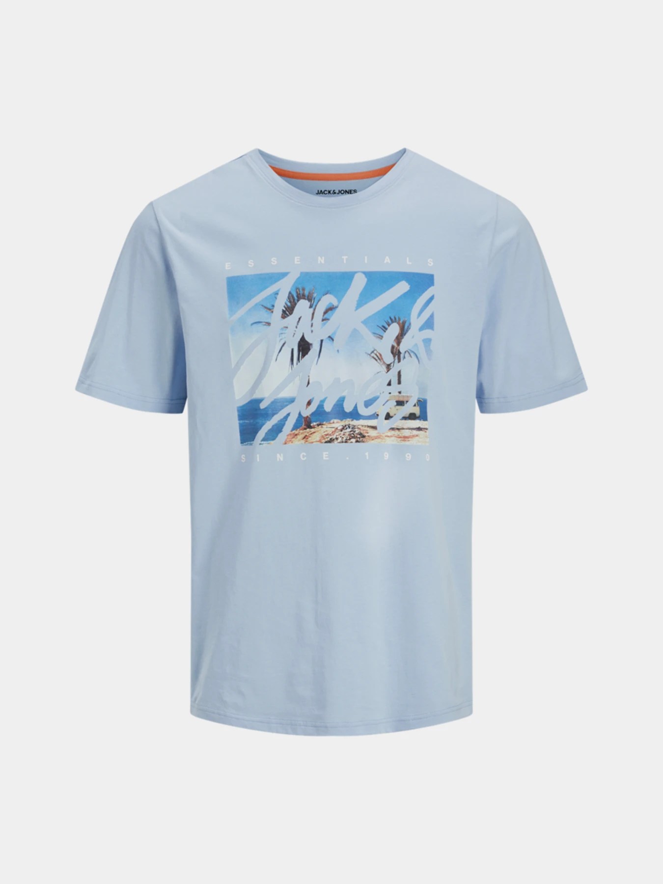 Футболки і поло JACK & JONES модель 12268438_Chambray Blue Фото