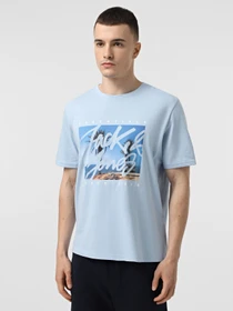 Футболки і поло JACK & JONES модель 12268438_Chambray Blue Фото