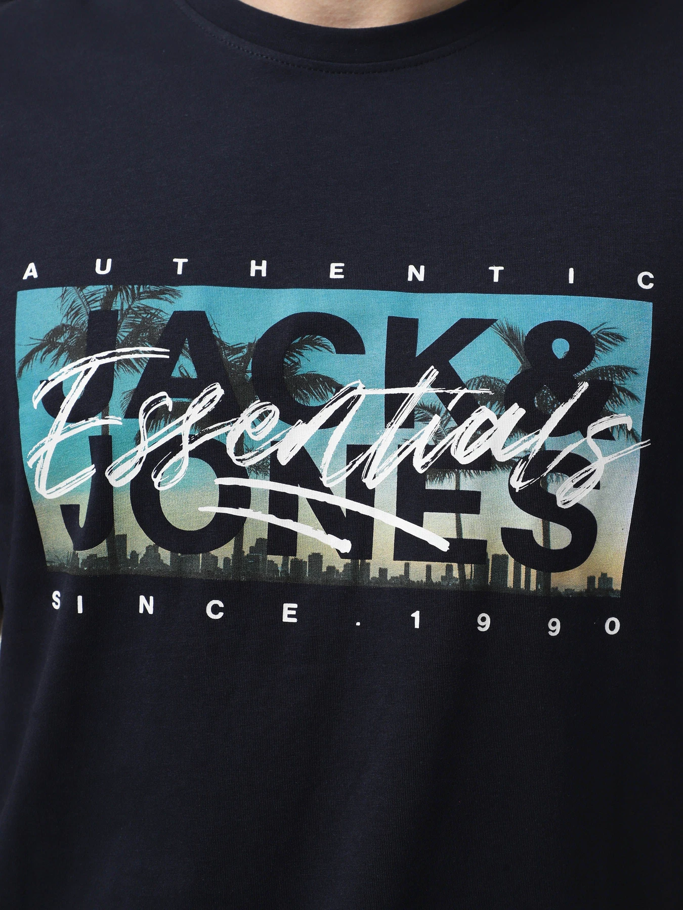 Футболки і поло JACK & JONES модель 12268438_Sky Captain Футболки і поло JACK & JONES модель 12268438_Sky Captain Фото