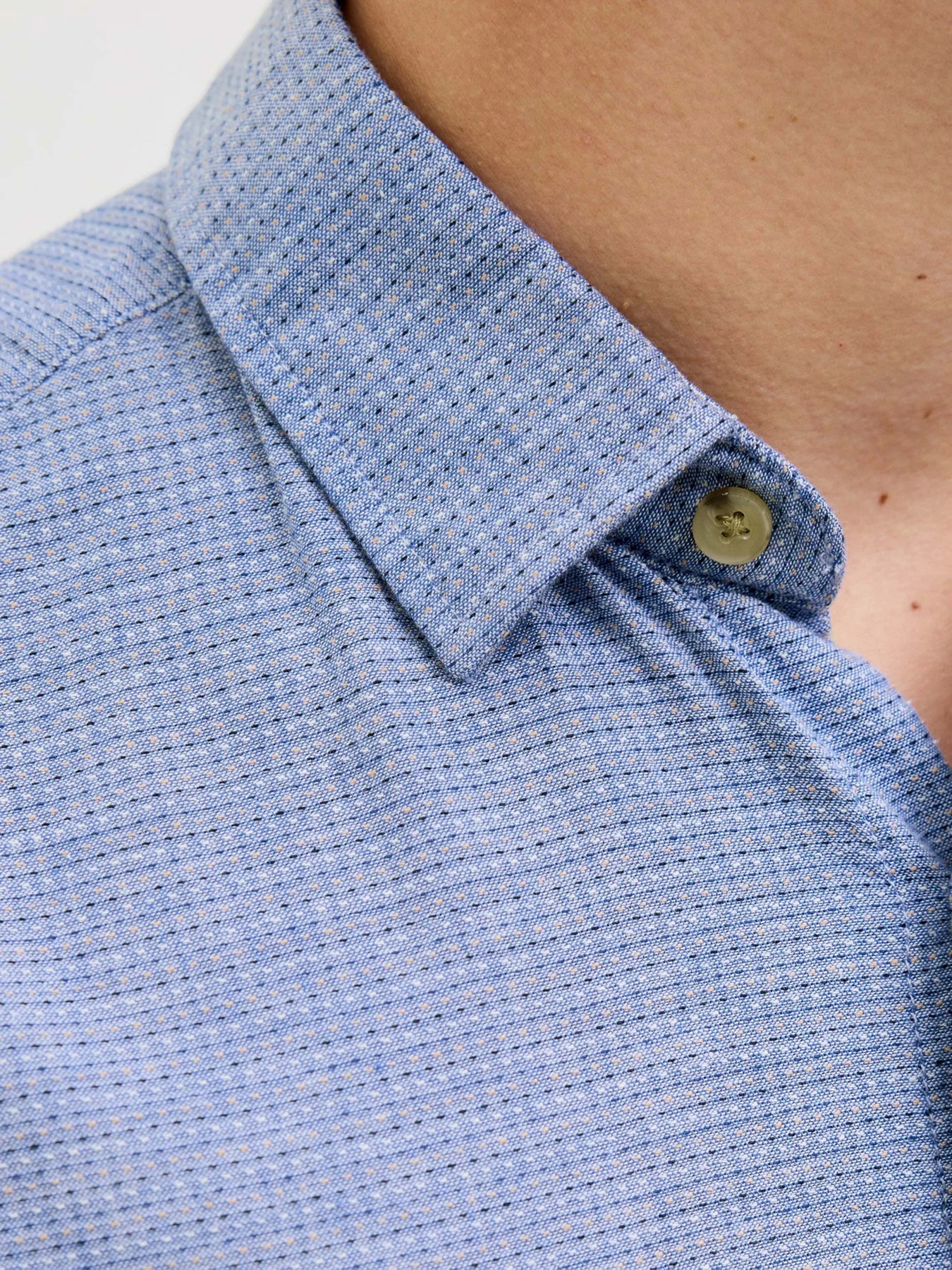 Рубашки JACK & JONES модель 12268993_Ensign Blue Рубашки JACK & JONES модель 12268993_Ensign Blue Фото