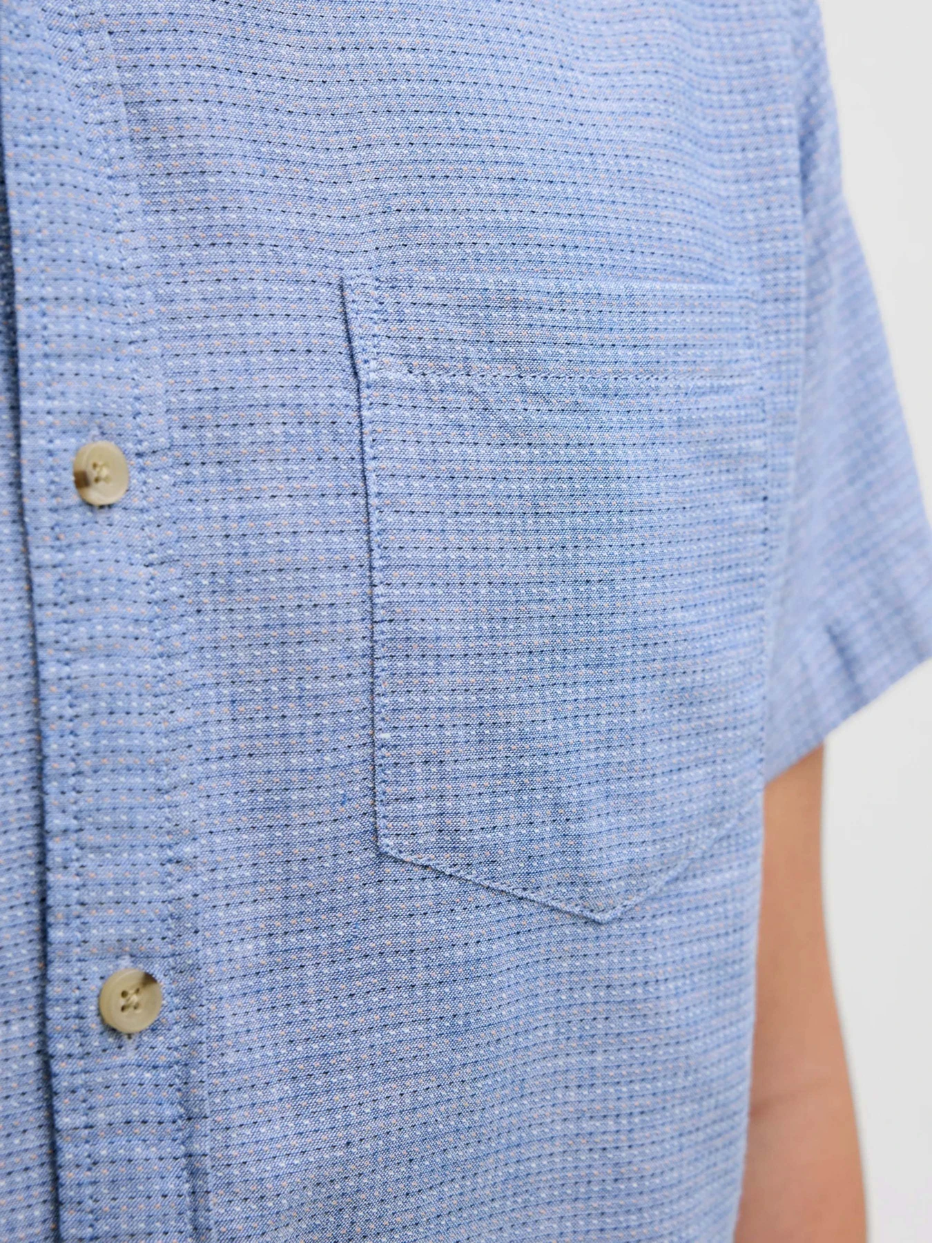 Рубашки JACK & JONES модель 12268993_Ensign Blue Рубашки JACK & JONES модель 12268993_Ensign Blue Фото