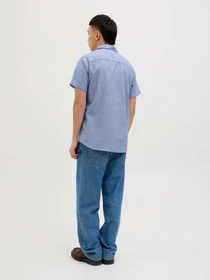 Рубашки JACK & JONES модель 12268993_Ensign Blue Фото