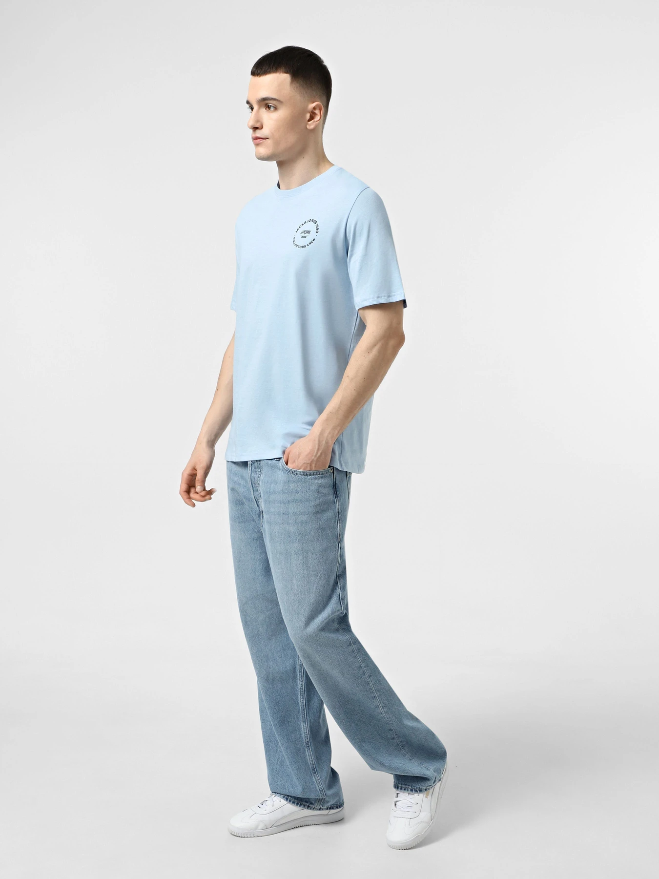 Футболки і поло JACK & JONES модель 12269280_Chambray Blue SMALL Футболки і поло JACK & JONES модель 12269280_Chambray Blue SMALL Фото