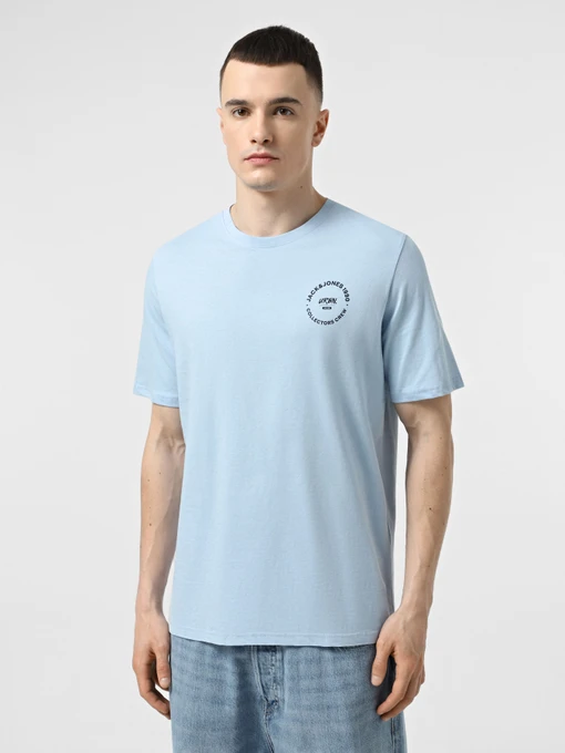 Футболки и поло JACK & JONES модель 12269280_Chambray Blue SMALL Фото