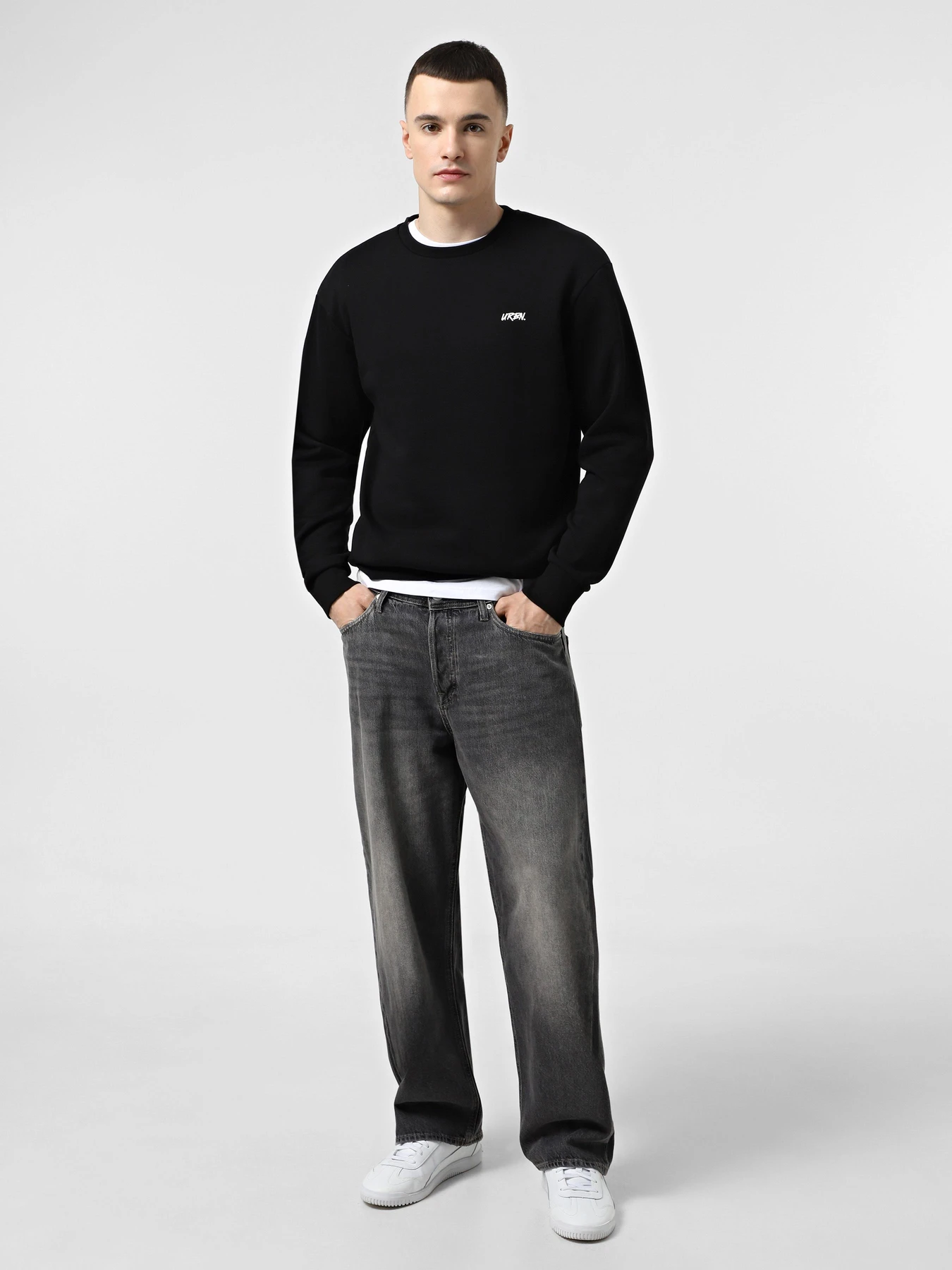 Худи и свитшоты JACK & JONES модель 12269365_Black Худи и свитшоты JACK & JONES модель 12269365_Black Фото