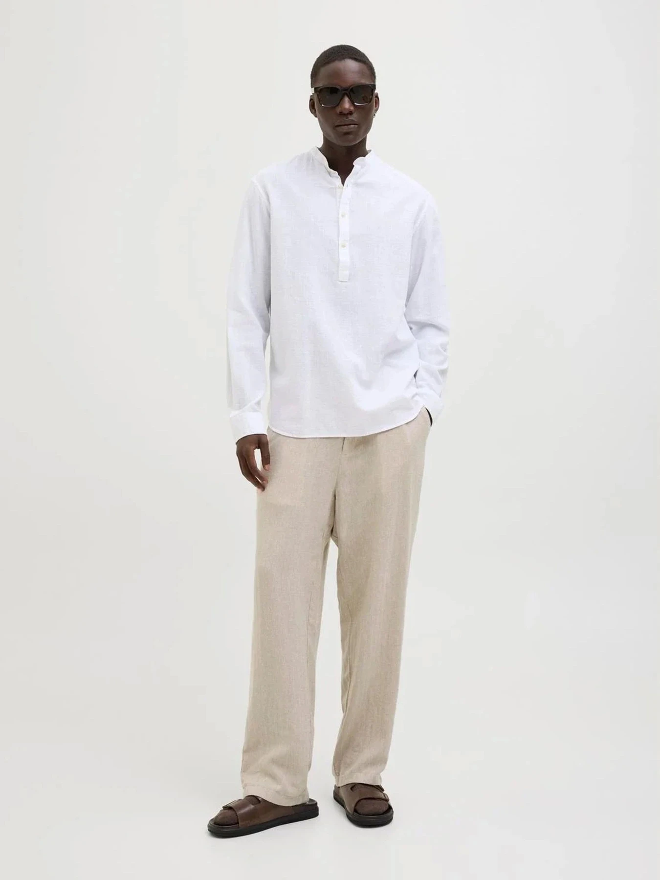 Брюки JACK & JONES модель 12269371_Crockery Herringbone Брюки JACK & JONES модель 12269371_Crockery Herringbone Фото