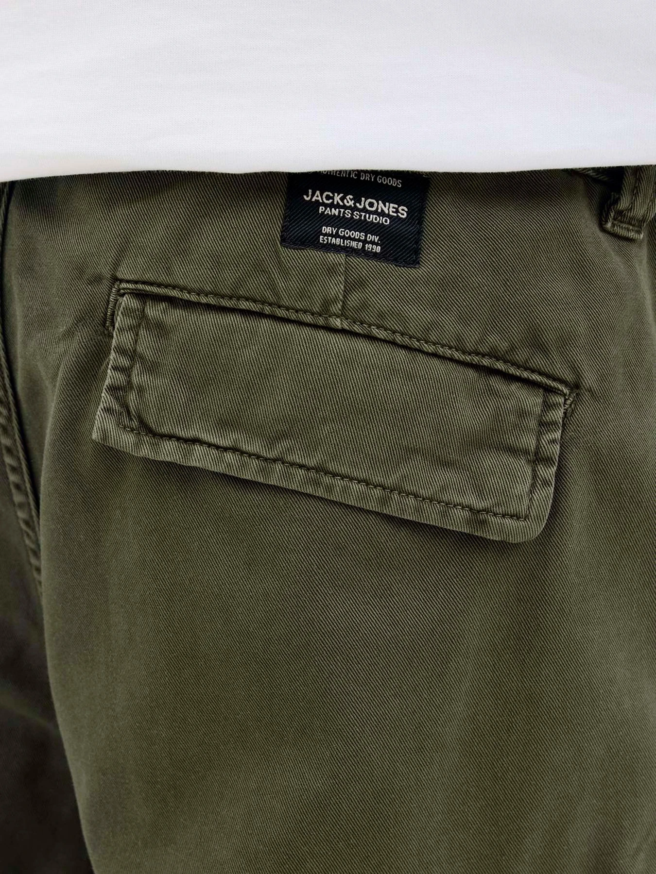 Шорты JACK & JONES модель 12269374_Olive Night Шорты JACK & JONES модель 12269374_Olive Night Фото