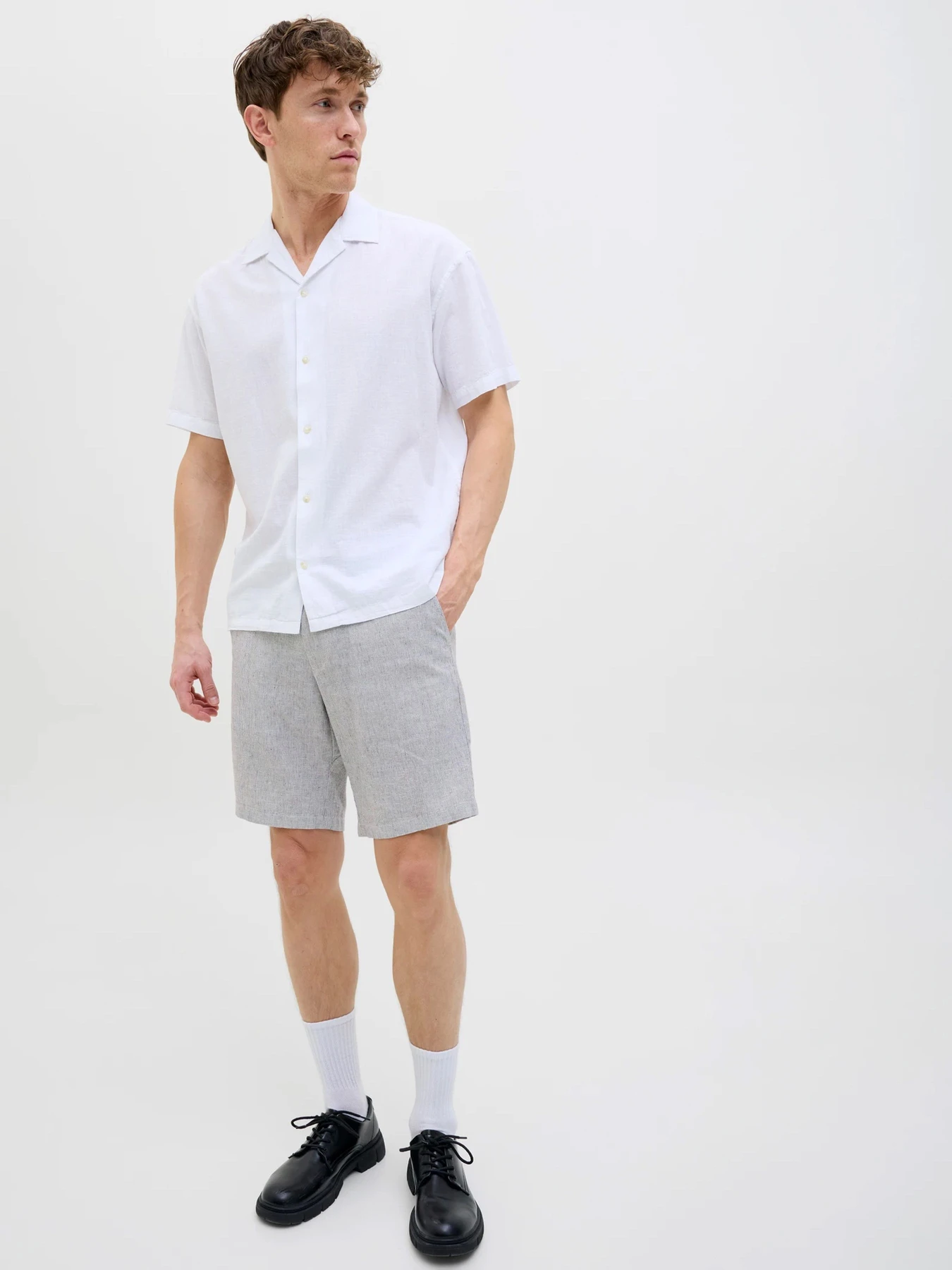 Шорты JACK & JONES модель 12269376_Cashmere Blue Шорты JACK & JONES модель 12269376_Cashmere Blue Фото