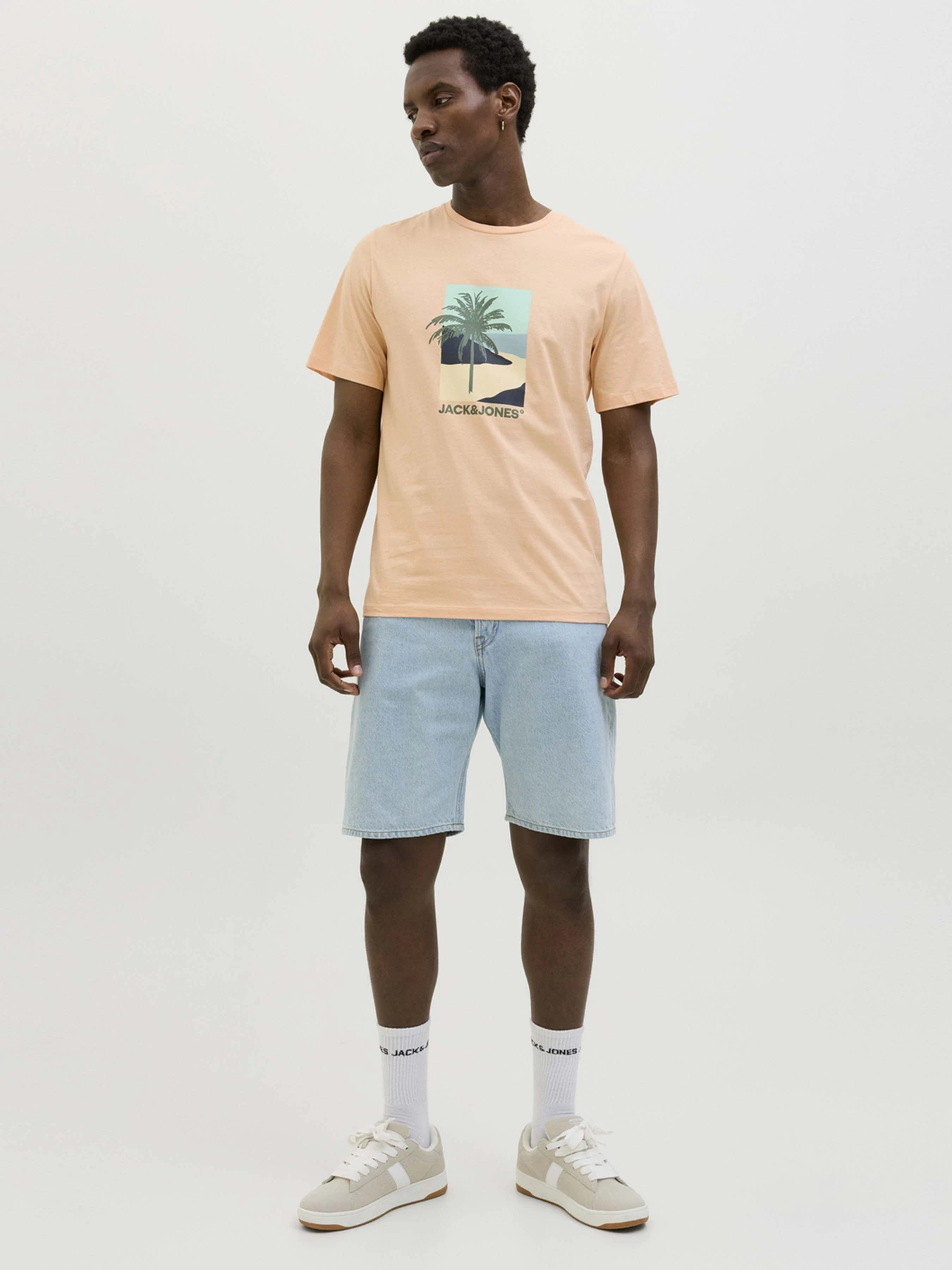 Футболки і поло JACK & JONES модель 12269416_Peach Parfait Фото