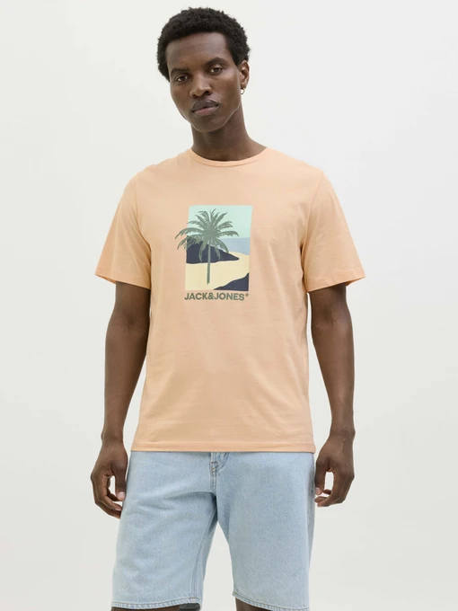 Футболки и поло JACK & JONES модель 12269416_Peach Parfait Фото