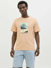 Футболки і поло JACK & JONES модель 12269416_Peach Parfait Фото